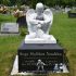 svadeba custom angel monument with statue headstone gravestone