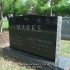 marks headstone custom black granite companion tombstone