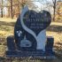 mason heart and church headstone for reverend