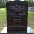 chafetz headstone black granite writing custom headstone