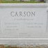 carson gray granite double companion headstone traditional with columns for grave