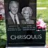 chrisoulis headstone black custom granite companion headstone