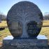 dubro tree of life natural granite grave monument