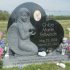 fellwock granite angel heart child grave headstone