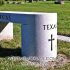 harkins gray cross bench custom monument for cemetery