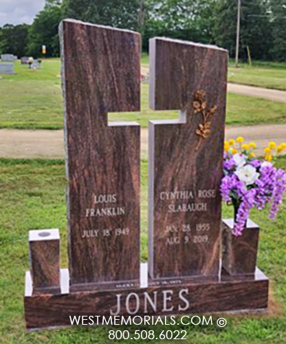 jones double companion religious cemetery monument