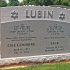 lubin gray granite star of david companion headstone monument