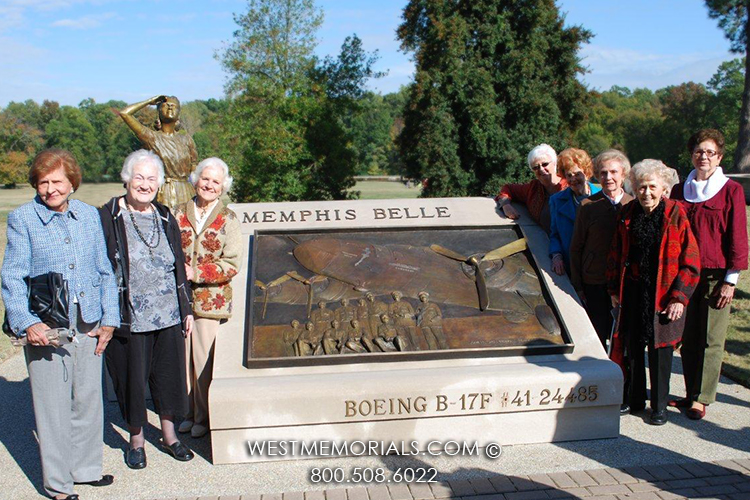 memphis belle bronze airplane bomber wwII memorial