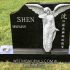 shen religious japanese text custom headstone