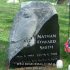 custom granite eagle headstone tombstone