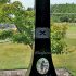 black granite obelisk tall celtic custom monument