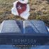 thompson book gravestone monument