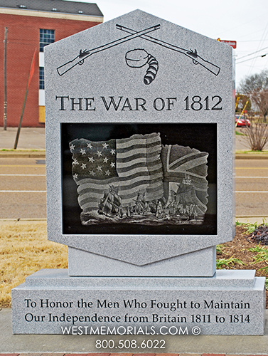 the war of 1812 custom memorial