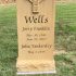 wells celtic cross companion double headstone gravestone for cemetery