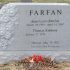 farfan flowers daisy gray double headstones