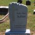 sutton gray granite headstone with cross custom gravestone