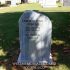 conlee blue rough stone headstone