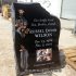 wilson black headstone with bronze rose headstone gravestone