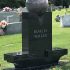 blakely walker black granite companion headstone