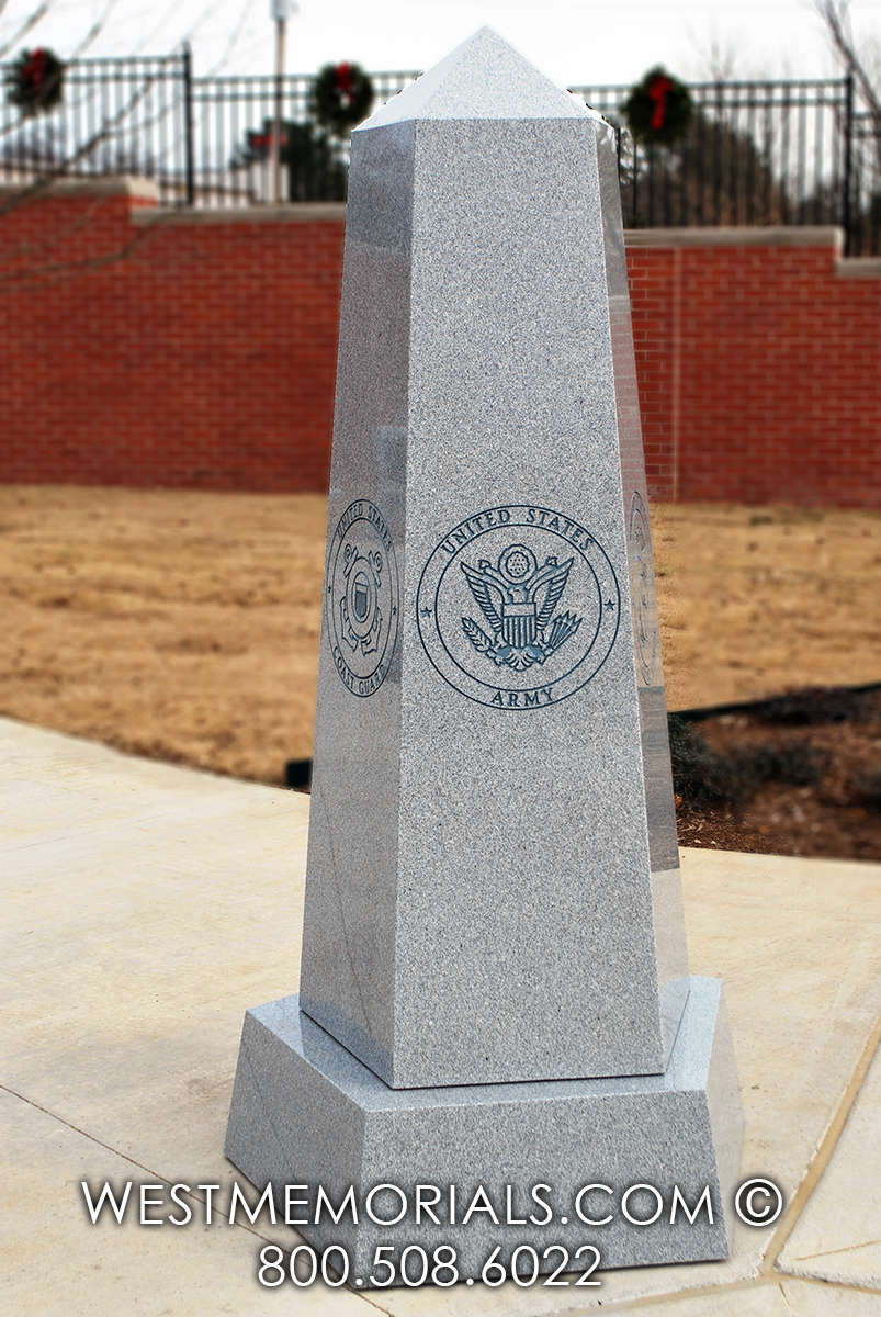 united states army custom obelisk