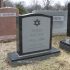 bagen headstone black gray star of david custom tombstone