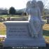 huie gray granite angel child custom headstone tombstone
