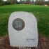 eubanks gray boulder headstone with seasons